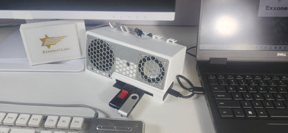 Reference Audio Speaker Deck with M.2 NVME SSD USB Hub Computer Speaker