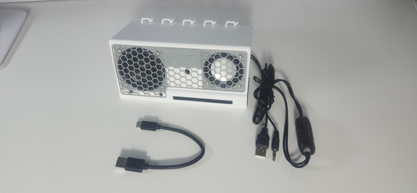 Reference Audio Speaker Deck with M.2 NVME SSD USB Hub Computer Speaker