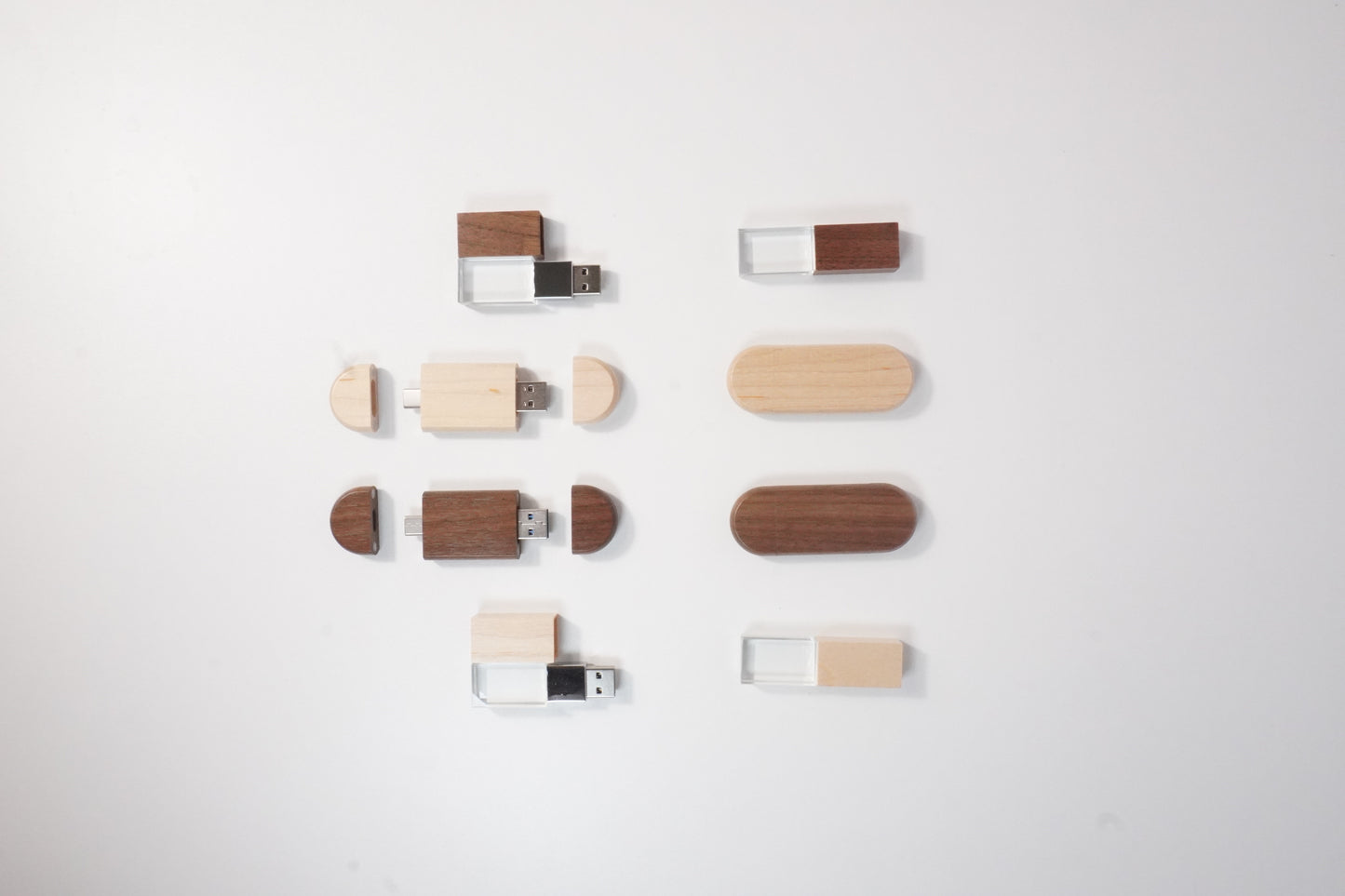 Wooden Flash Drives - USB A 3.0 128 Gb