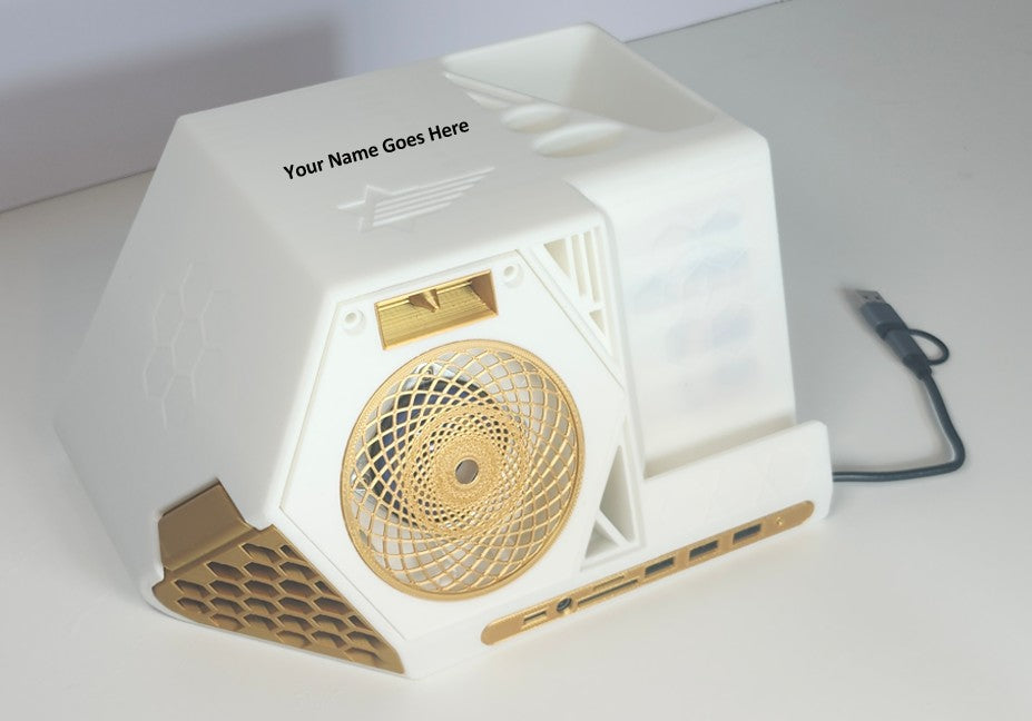 Dex Docker MK2 Desk Organizer with USB Hub | SD/TF Card, USB 2.0, USB C &3.5mm Audio  Ports