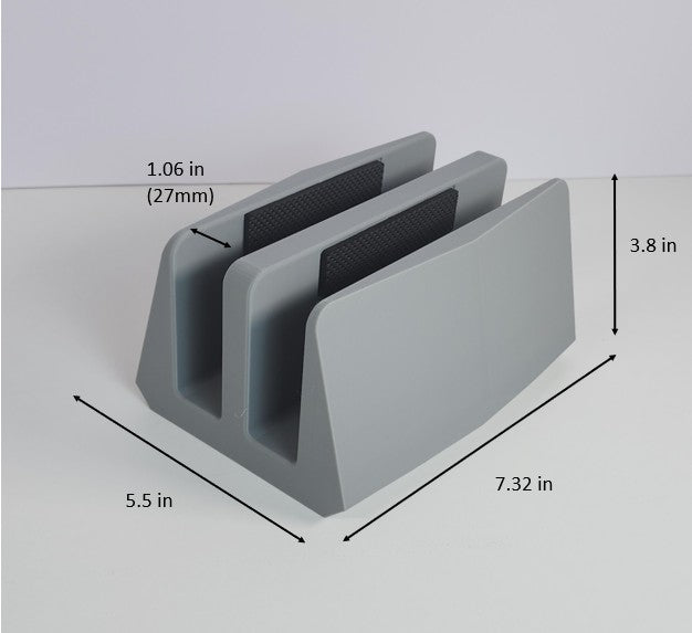 DualDock Vertical Laptop Stand