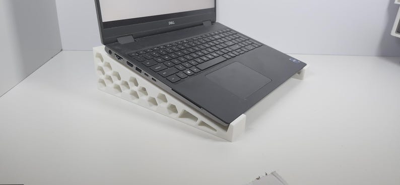 Laptop Stand Ergonomic & Modern Geometric Design Riser for Laptops