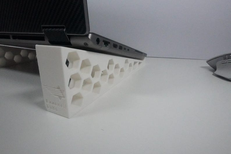 Laptop Stand Ergonomic & Modern Geometric Design Riser for Laptops