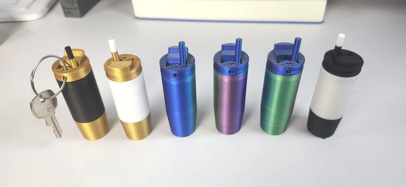 Coffee Cup Keychain with Hidden Compartment - Coffeeful Gift for Coffee Lovers - Coffees Gifts to Friends