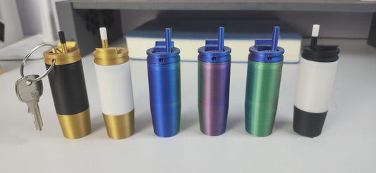 Coffee Cup Keychain with Hidden Compartment - Coffeeful Gift for Coffee Lovers - Coffees Gifts to Friends