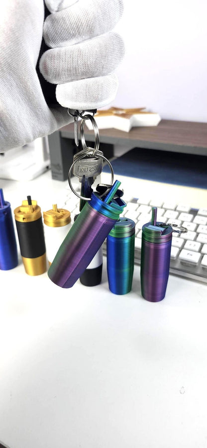 Coffee Cup Keychain with Hidden Compartment - Coffeeful Gift for Coffee Lovers - Coffees Gifts to Friends