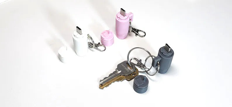 128GB USB C Flash Drive Coffee Cup Keychain | Cute USB-C Thumb Drive for Android, MacBook, Laptop, Tablet