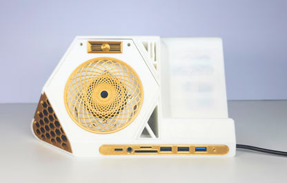 Dex Docker MK2 – Modular Desk Organizer with USB Hub, and Wireless Charging to Declutter Desk